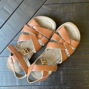 Salt Water Sandals by Hoy- Tan/Size 12